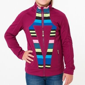 Ivivva by Lululemon Perfect Your Practice Zip Up Track Jacket